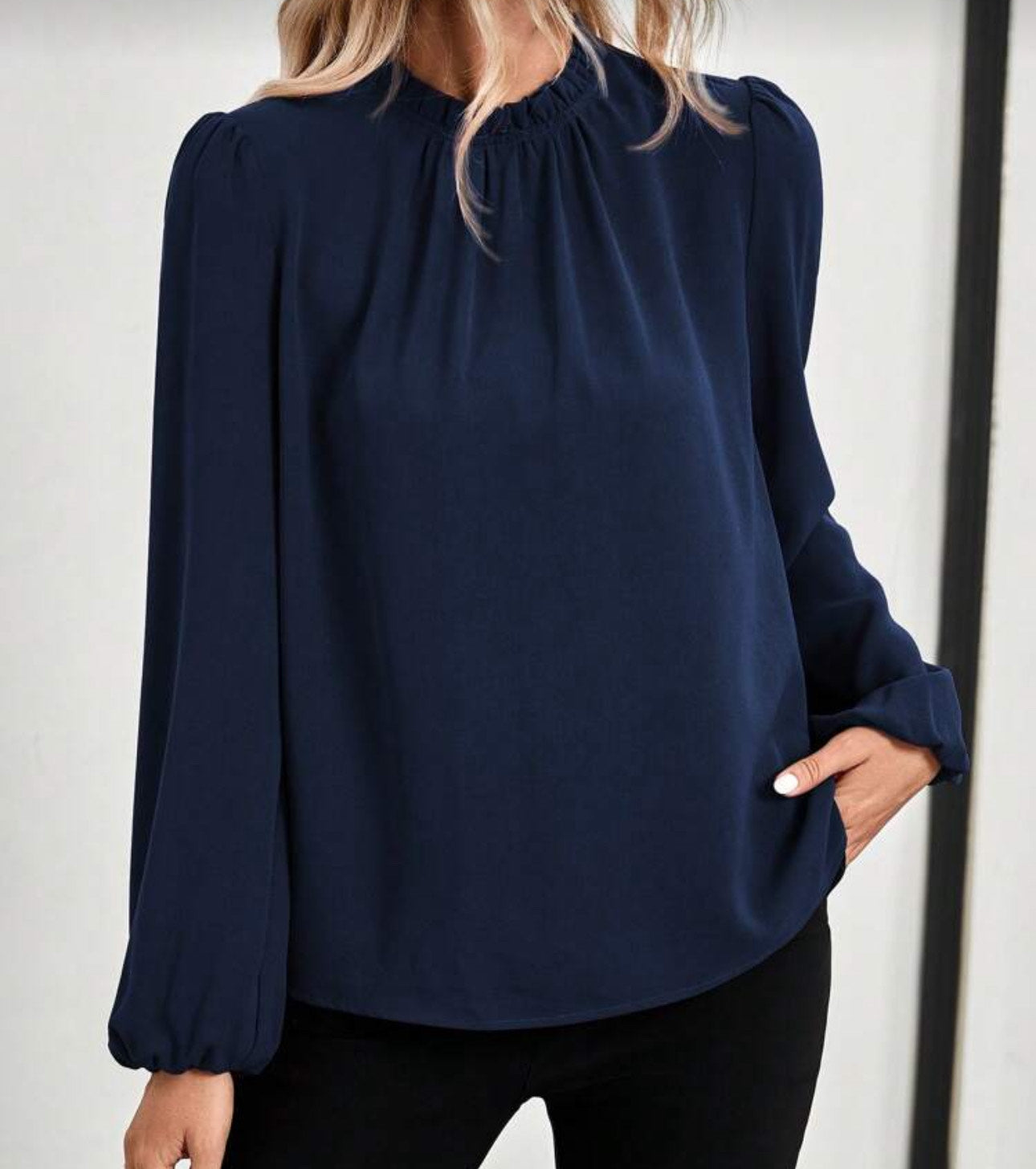 Blusa Formal de Mujer Manga Larga